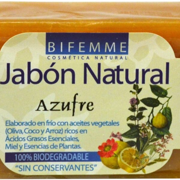 Jabón de Azufre 100 gr. Bifemme (Ynsadiet)