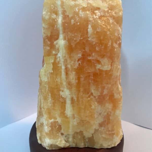 Lámpara Calcita Naranja