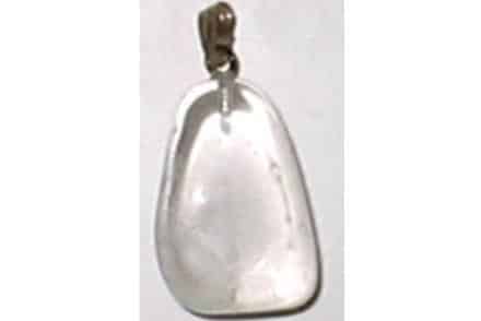 Canto rodado pequeño engarzado Cuarzo Cristal de Roca (Virgo)