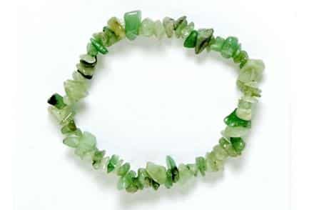 Pulsera chip elástica Jade Verde Pulsera chip elástica Jade Verde