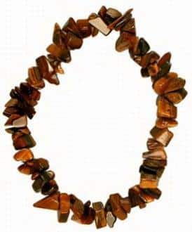 PULSERA CHIP ELASTICA OJO DE TIGRE