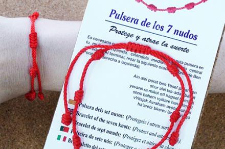 PULSERA DE LOS 7 NUDOS (PROTEGE Y ATRAE LA SUERTE)